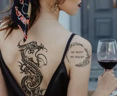 Tatuaje temporal día de la mujer personalizado